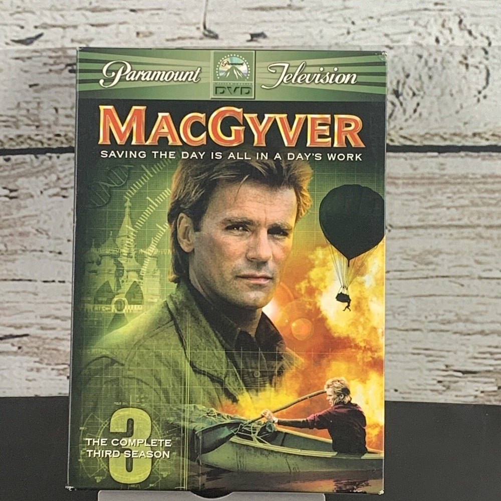 MacGyver - The Complete Third Season (DVD 2005 5-Disc Set) Paramount Series